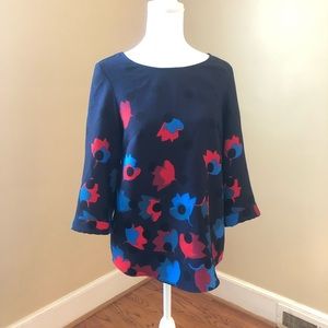 Boden - Polka Dot Floral Top